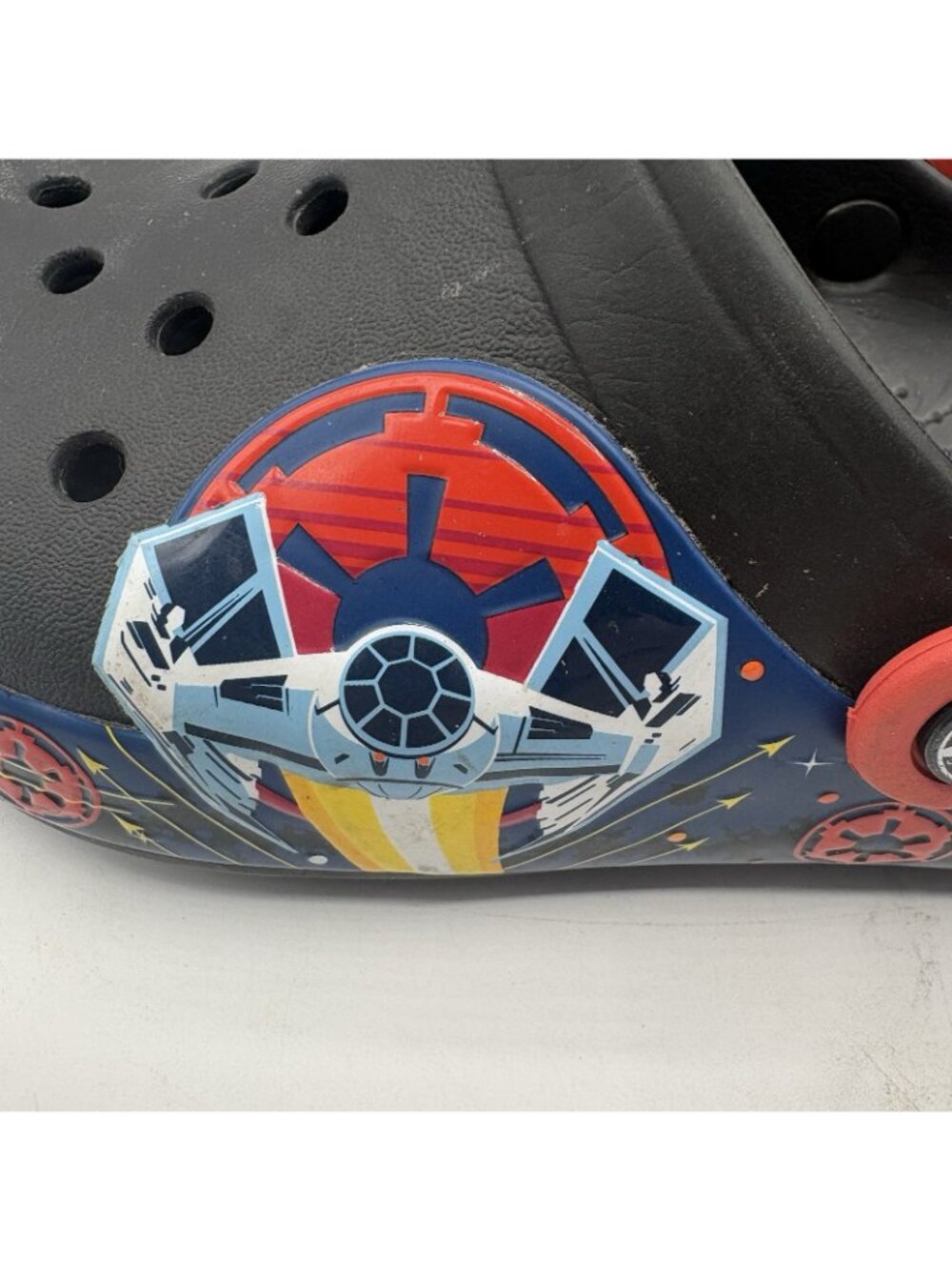 Crocs Children's Star Wars X-Wing Clogs Size 1 - Picture 7 of 13
